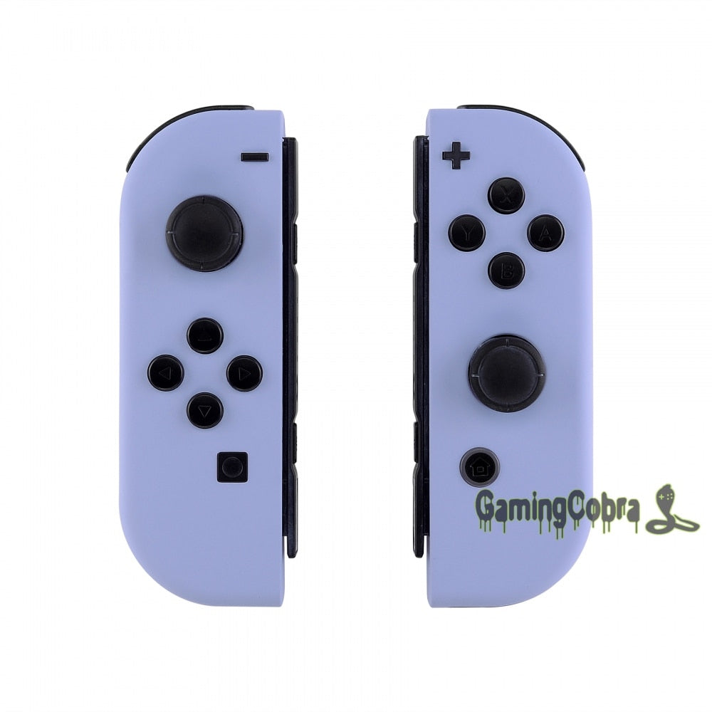 Soft Touch Light Violet Controller Full Set Buttons DIY Replacement Shell Case for Nintendo Switch Joy-Con - nanasepiphany