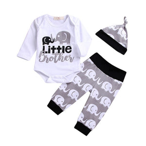 Open image in slideshow, Newborn Set 3Pcs Bow Tie Infant  0-18 Months Moustache Print Cute Long Sleeve - nanasepiphany
