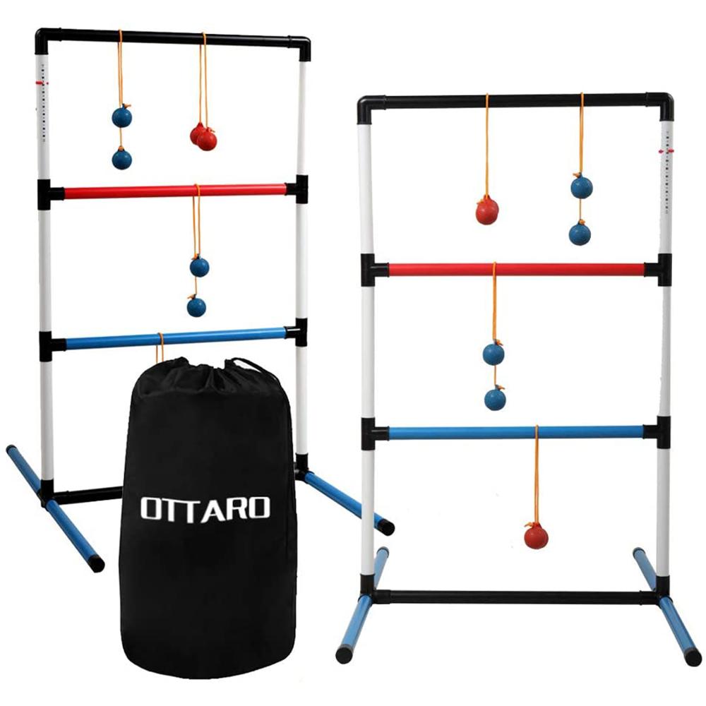 OTTARO Durable Portable Outdoor Ladder Ball Toss Game Set - nanasepiphany