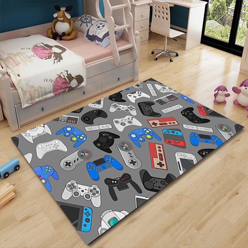 Game Controller Carpet Washable Area Rugs Non-Slip - nanasepiphany