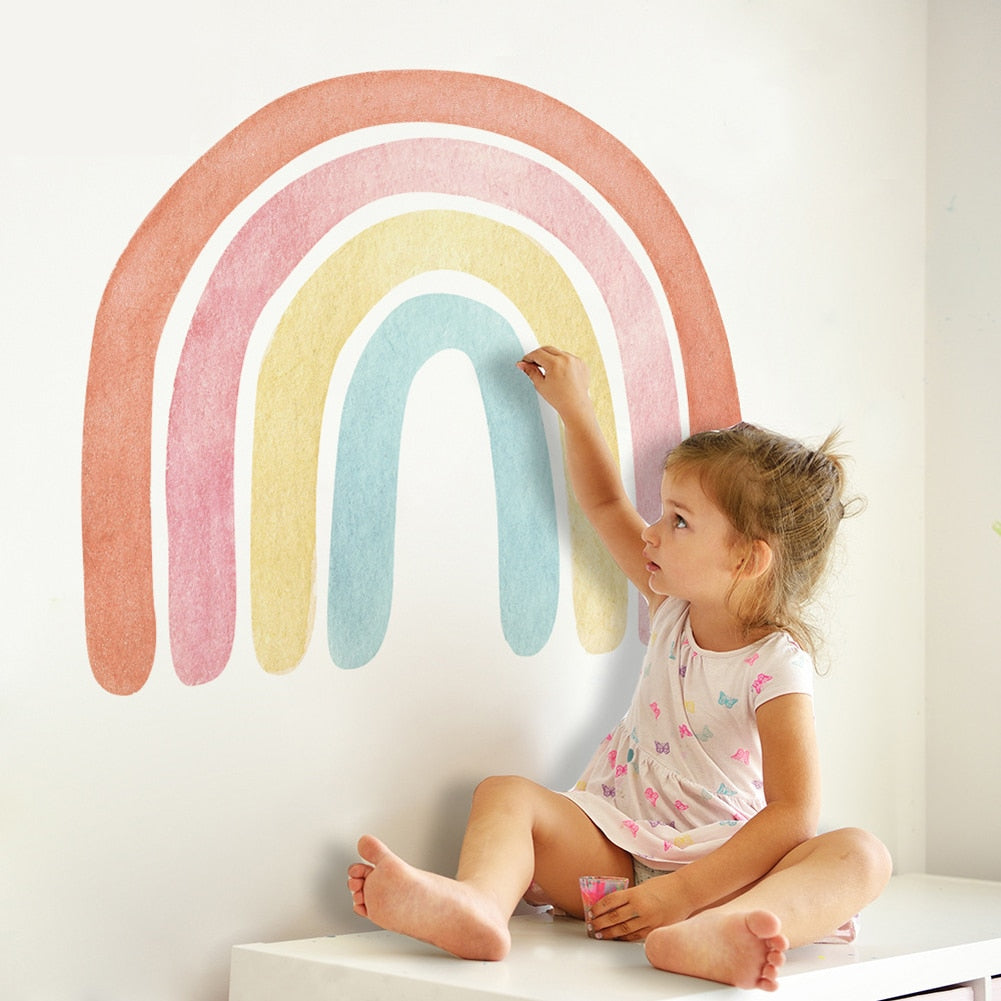 Rainbow Wall Stickers Room Decor Art Murals - nanasepiphany