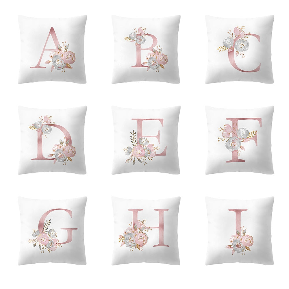 Cushion Cover 45x45 Cm Letter Pillow - nanasepiphany