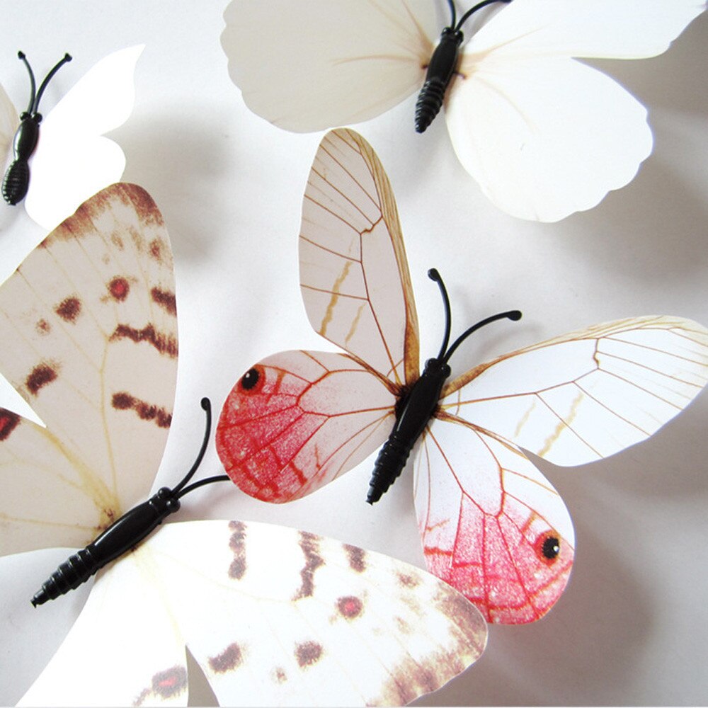 3D 12pcs Butterfly Wall Stickers - nanasepiphany