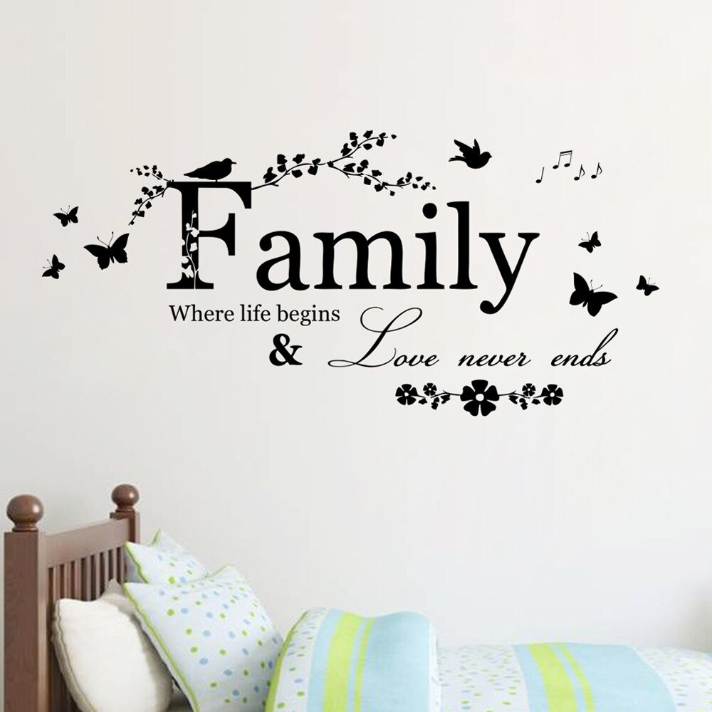 Family Letter Quote Removable Vinyl Decal - nanasepiphany