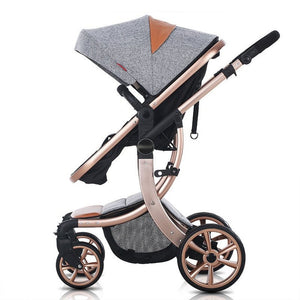 Open image in slideshow, Belecoo Stroller Portable Lightweight Baby Carriage High Landscape Outing Four Season Stroller - nanasepiphany
